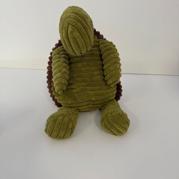 Jellycat Green & Brown Cordy Roy Corduroy 16" Turtle Stuffed Animal Retired - Picture 2 of 7